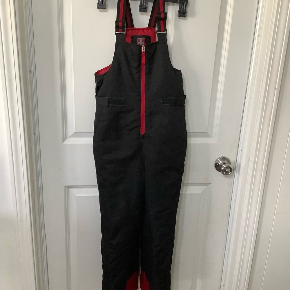 Swisstech winter overall for boys color black size 8
